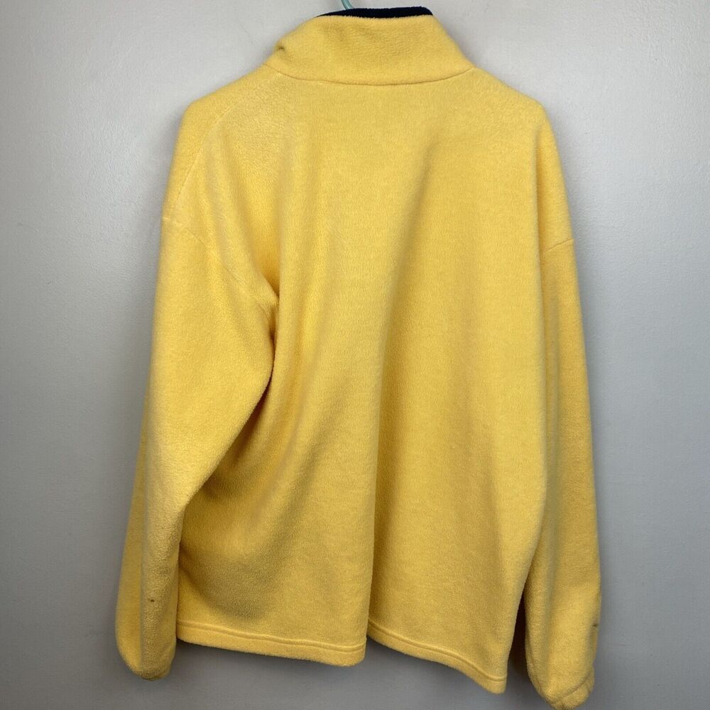Andy's Fleece Pullover Men's L Yellow full zip San Francisco‎ 90s y2k VTG - Picture 5 of 9